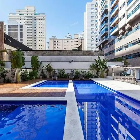 Flat Capitania Varam 143 Pitangueiras Guarujá Exterior foto